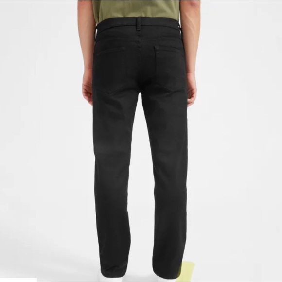 Everlane Mens Straight Jeans in Black - Picture 2 of 7